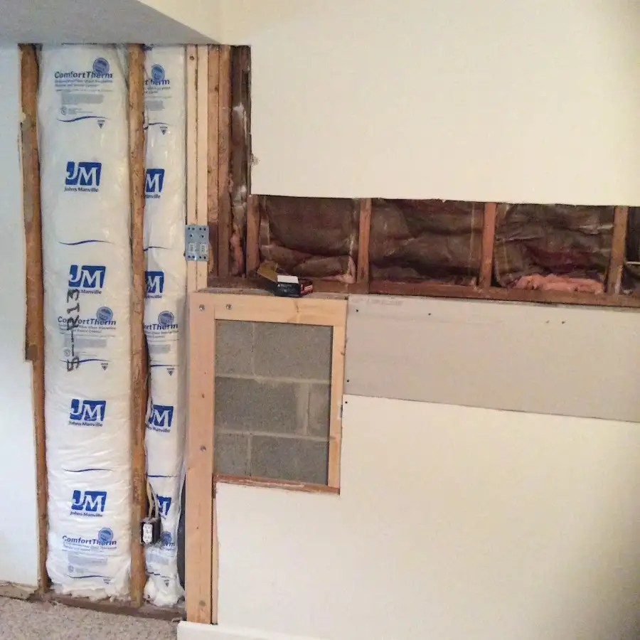 Wall insulation replacement during Odor Removal & Deodorization in Holyoke